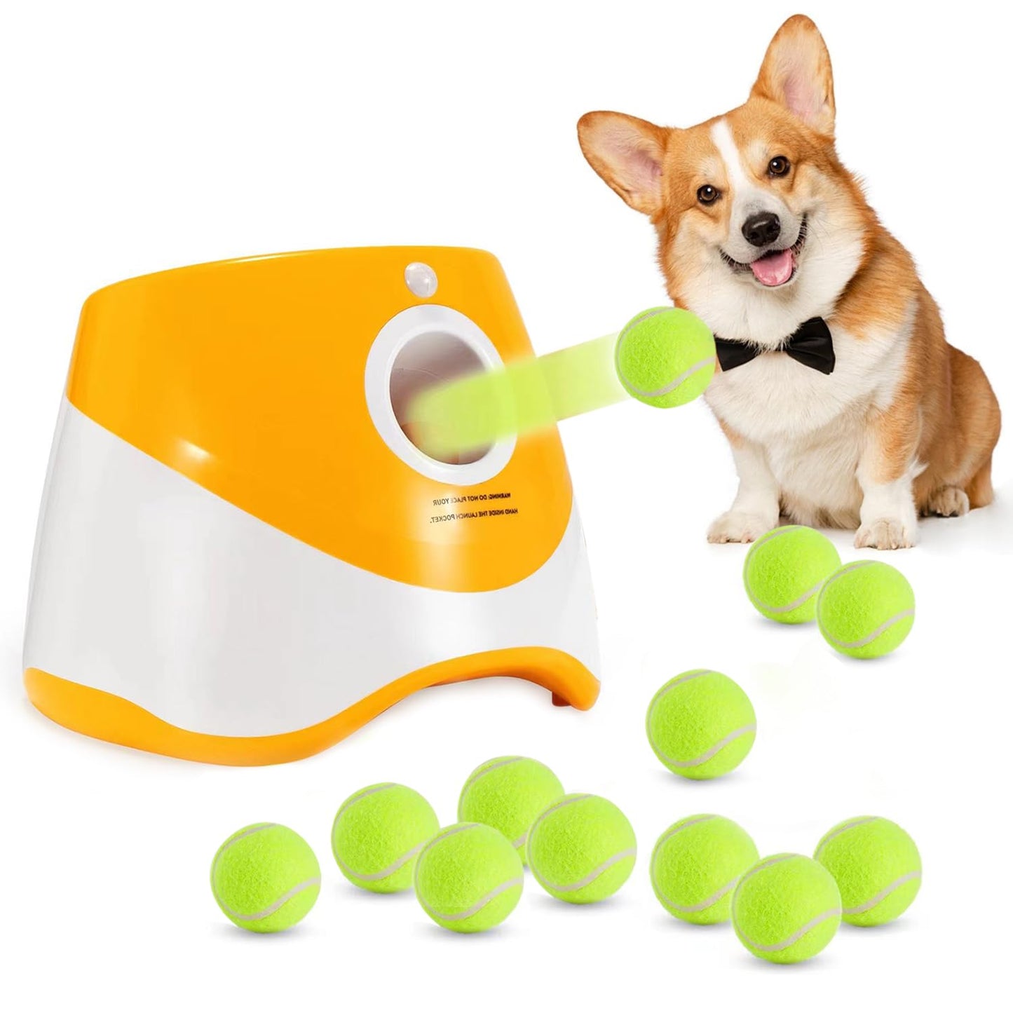 פאקו ופופו – משגר כדורים חכם לכלבים – מכונת אחזור אוטומטית