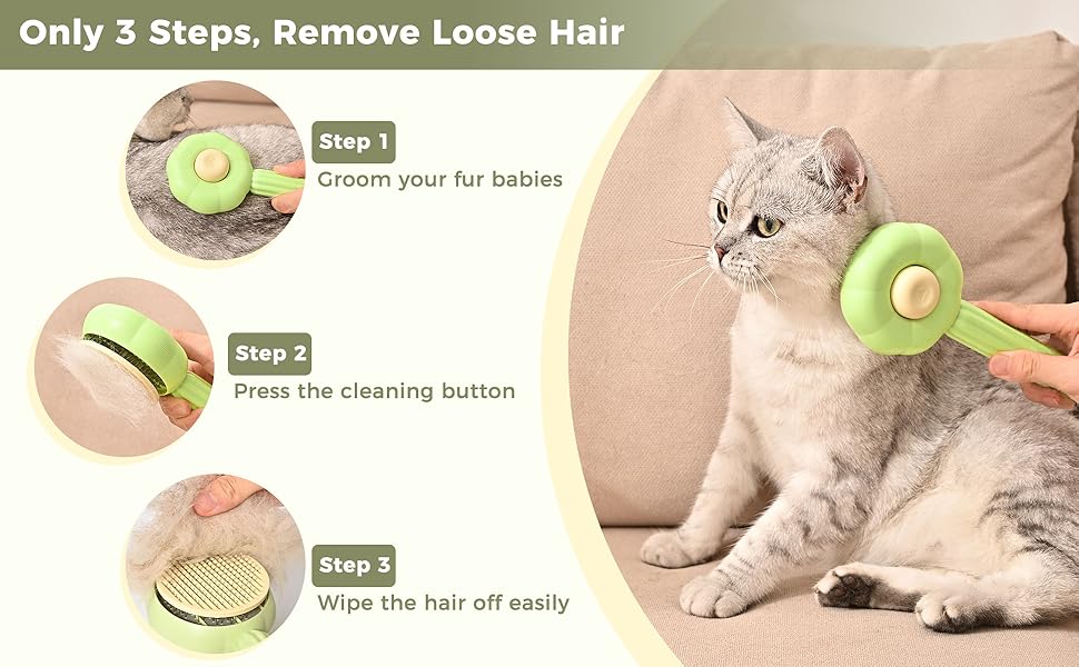 Pakko &amp; Fufu – מברשת לטיפוח חמניות לחיות מחמד