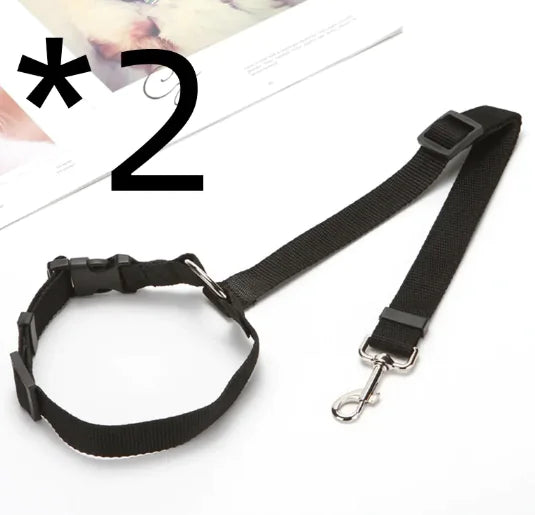 Pakko &amp; Fufu - חגורת בטיחות לרכב מתכווננת עבור חיות מחמד