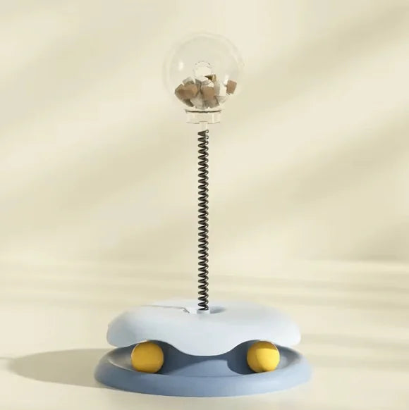 פאקו ופופו - צעצוע האכלה איטי אינטראקטיבי לחתולים לחלוקת מזון