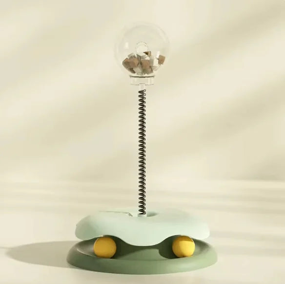 פאקו ופופו - צעצוע האכלה איטי אינטראקטיבי לחתולים לחלוקת מזון