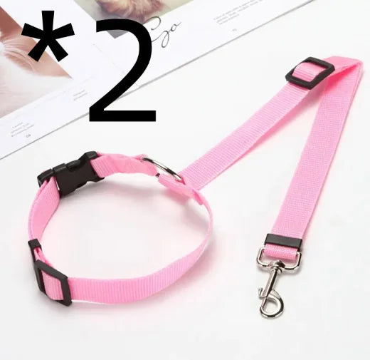 Pakko &amp; Fufu - חגורת בטיחות לרכב מתכווננת עבור חיות מחמד