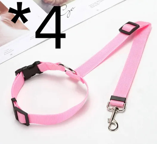 Pakko &amp; Fufu - חגורת בטיחות לרכב מתכווננת עבור חיות מחמד