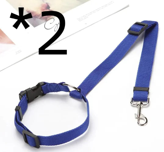 Pakko &amp; Fufu - חגורת בטיחות לרכב מתכווננת עבור חיות מחמד