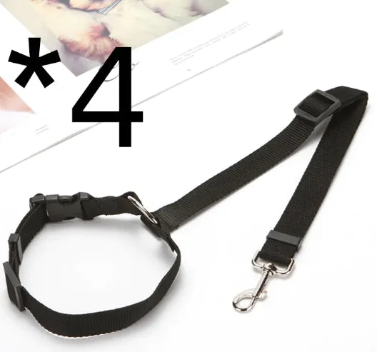 Pakko &amp; Fufu - חגורת בטיחות לרכב מתכווננת עבור חיות מחמד